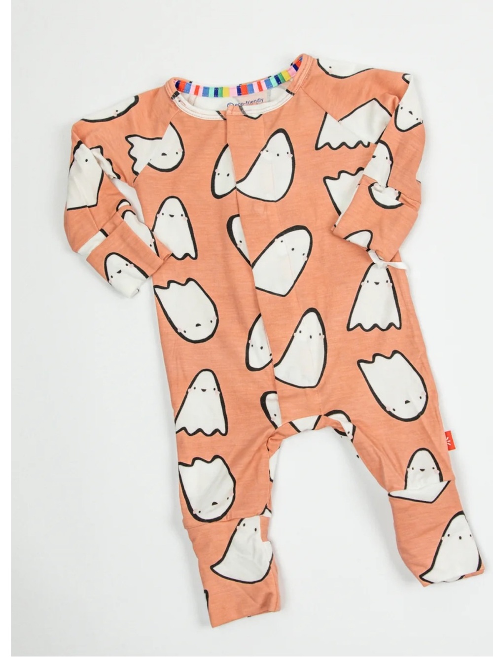 Brand New Magnetic Me Coverall Squad
Ghouls Print Onesie 3-6 Months in Pink
